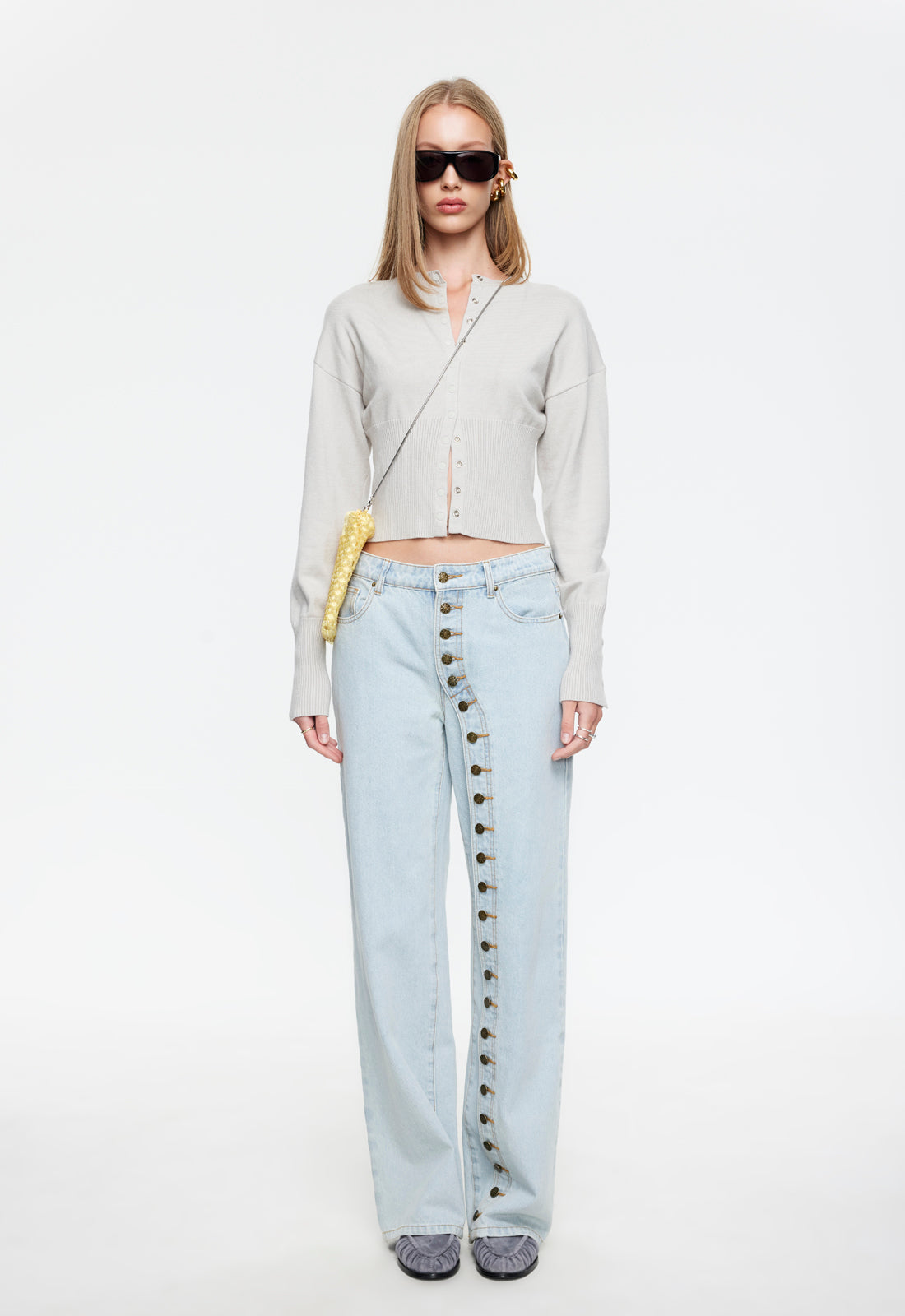 HEAD IN THE CLOUDS CARDIGAN - CLOUD – LIONESS FASHION USA