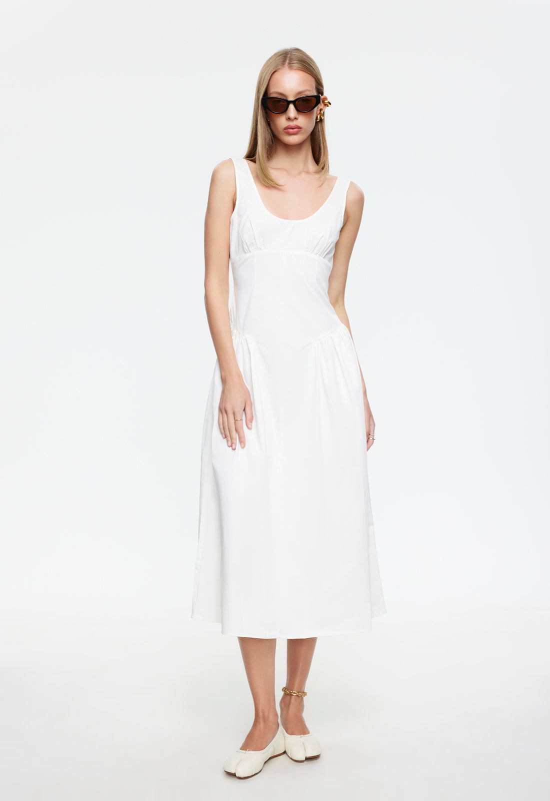 LUNA ROSA MAXI DRESS - PORCELAIN LIONESS FASHION USA LUNA ROSA MAXI DRESS - PORCELAIN LIONESS FASHION USA