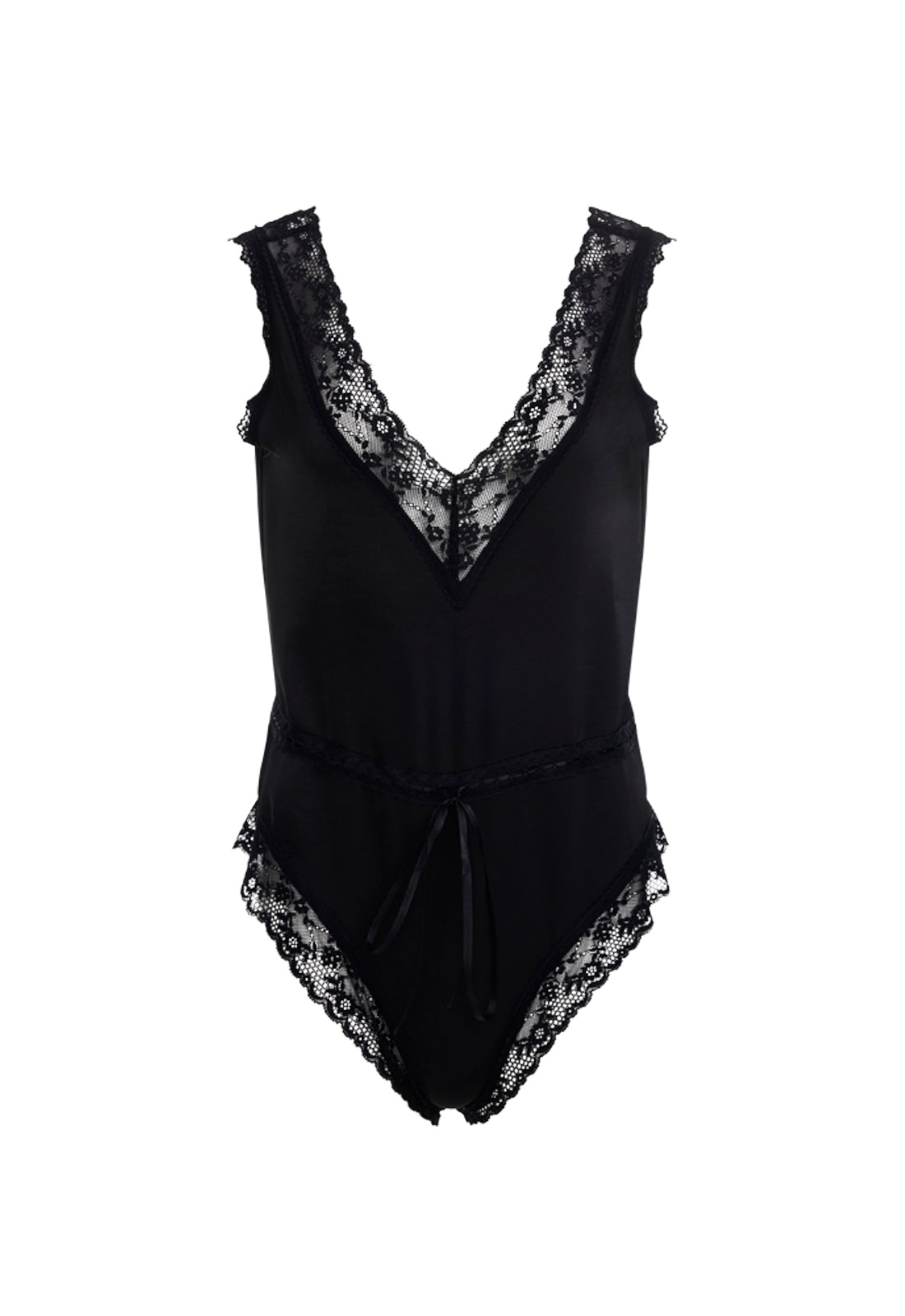 HEARTSTRINGS ROMPER - NOIR