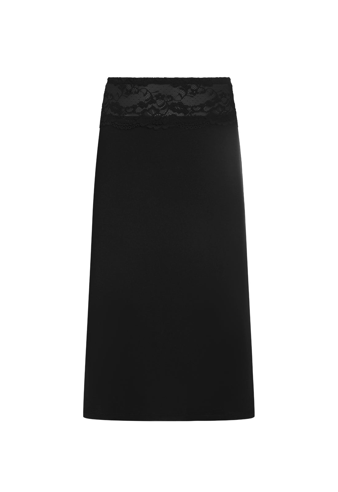 FIRST KISS MIDI SKIRT - NOIR