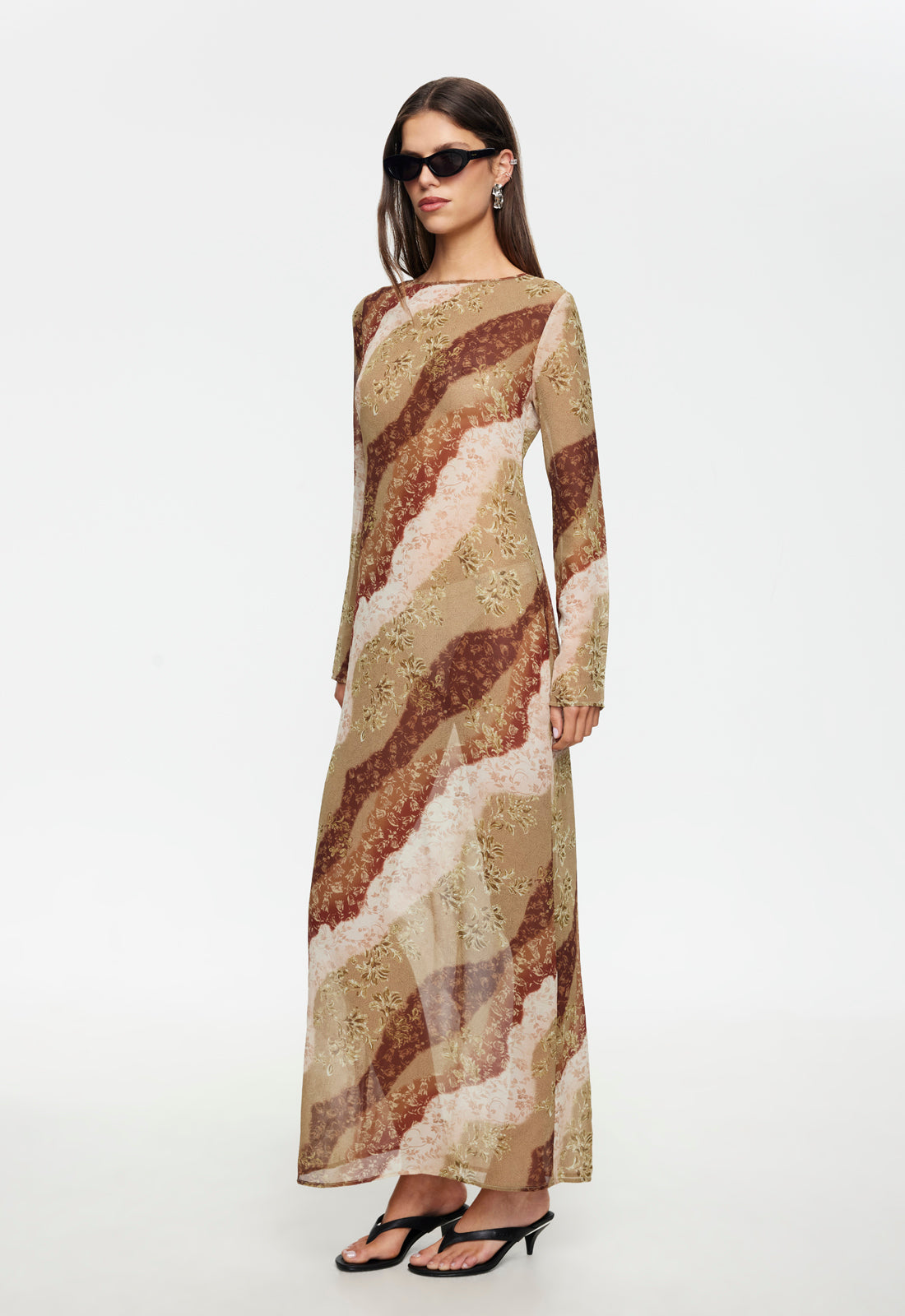 lioness dresses Pacific Maxi Dress | Print | Size L Hope & Ivy high Size(Height):5'8 Australian label Lioness is YGroup_bianca-maxi-dress