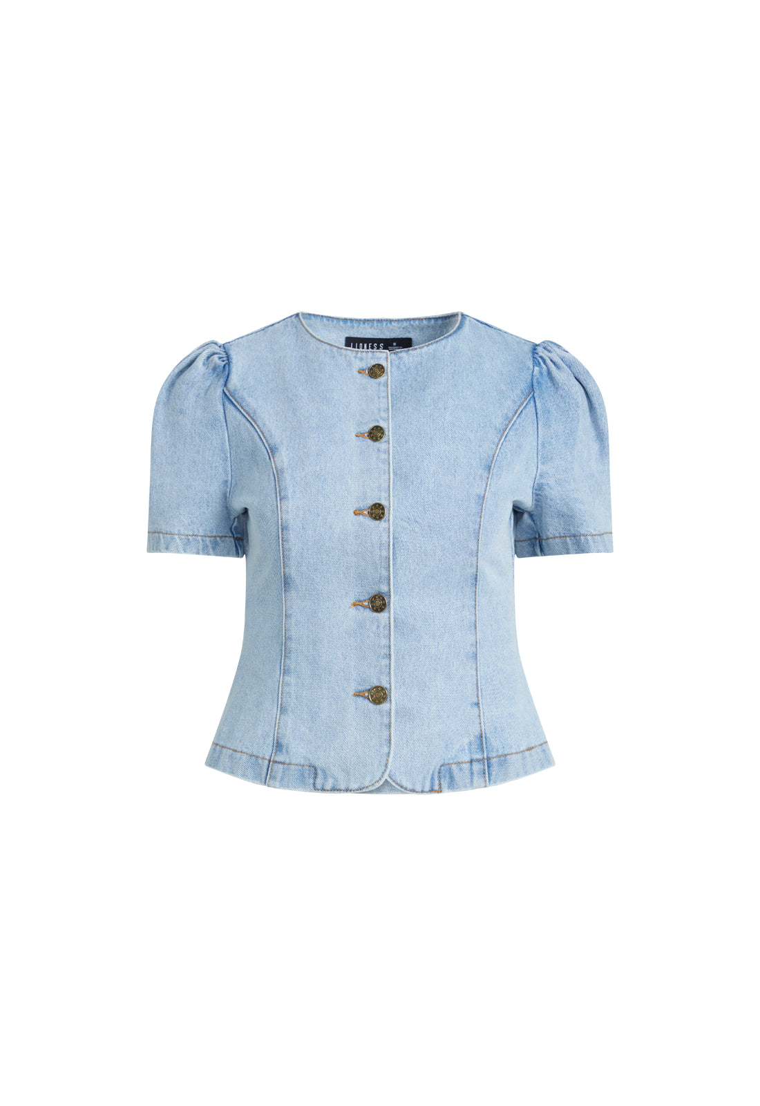 FEMME BLOUSE - LIGHT DENIM