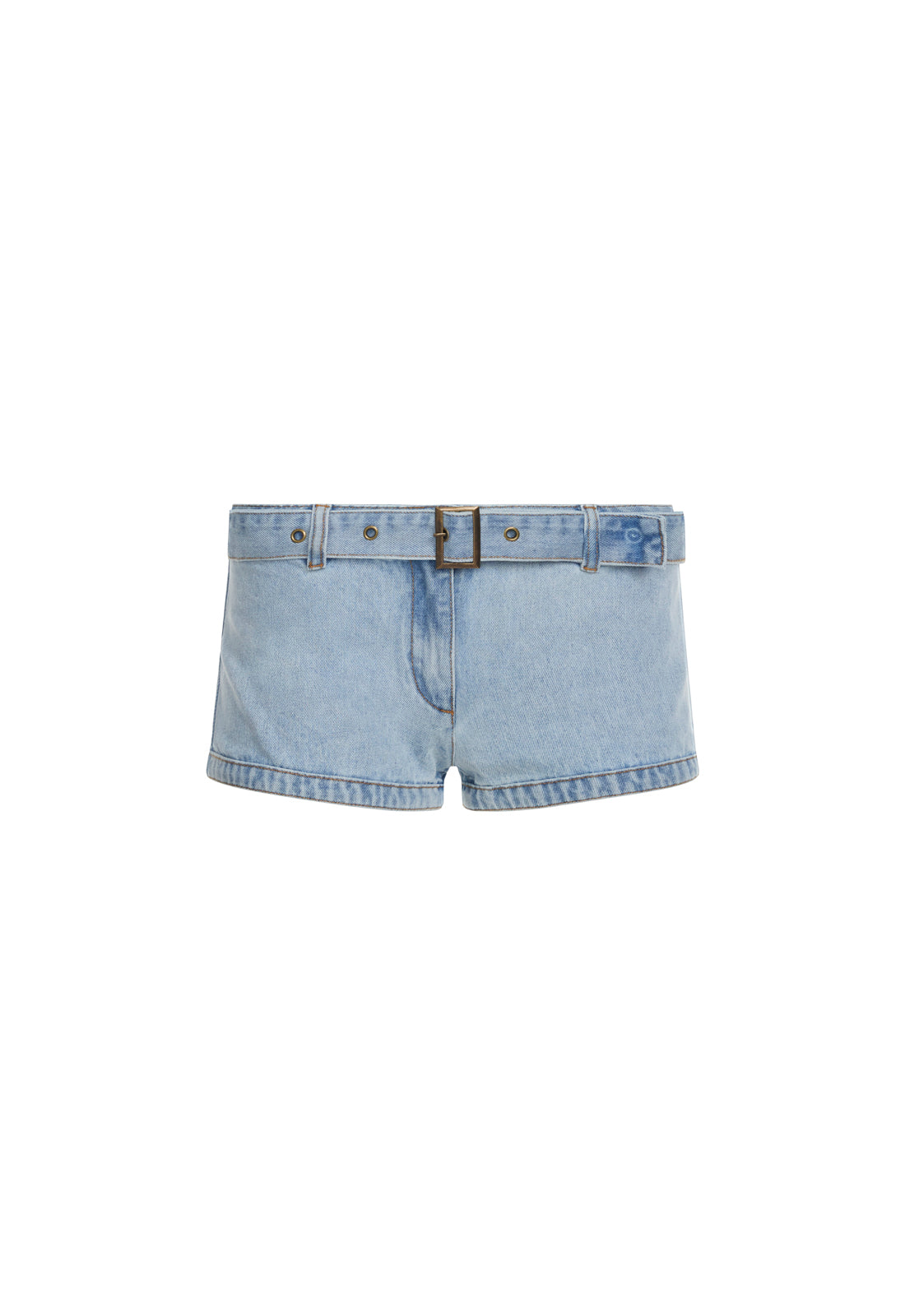 AFTERGLOW MINI SHORT - LIGHT DENIM