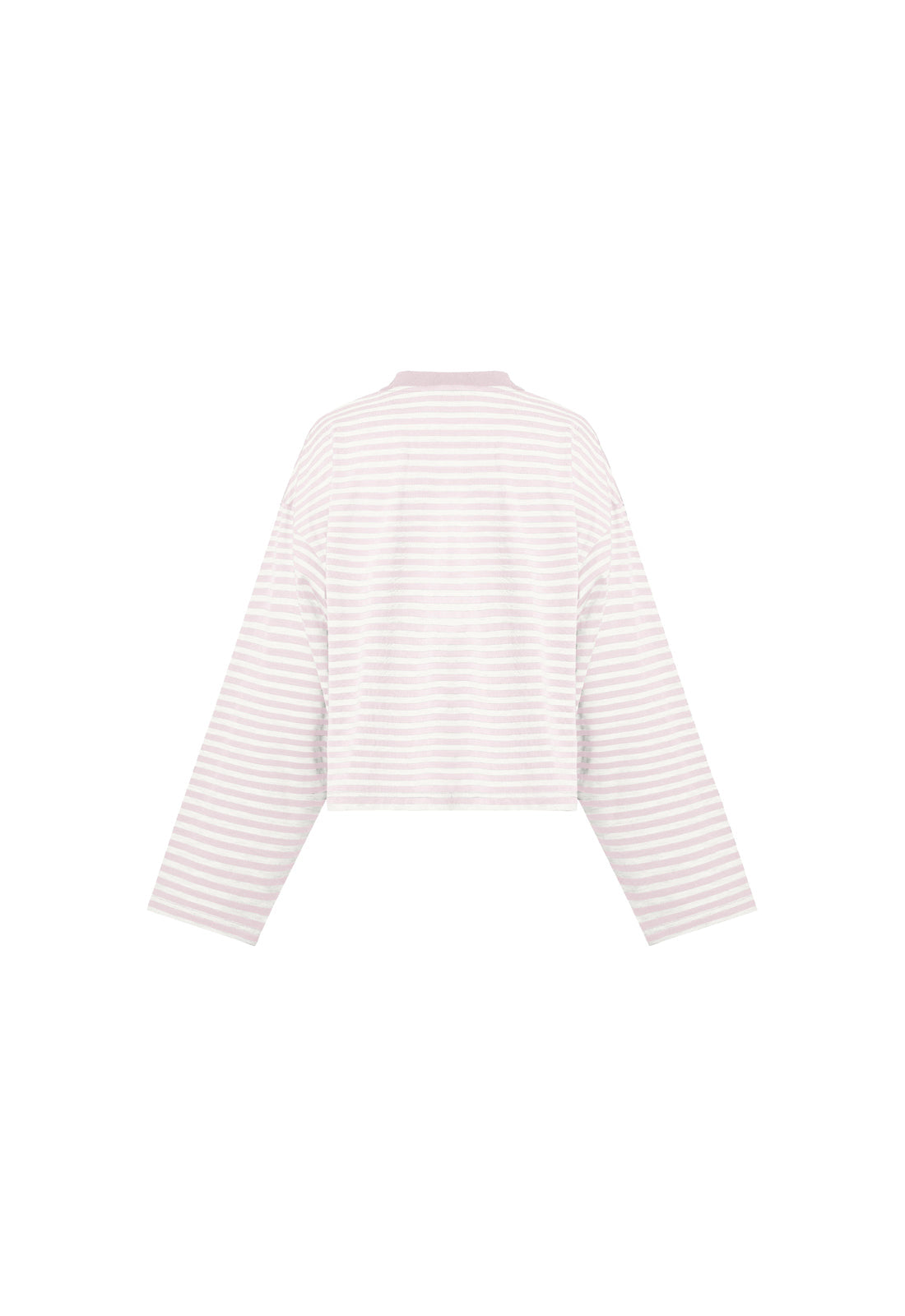 BLOOM LONG SLEEVE - BLUSH STRIPE