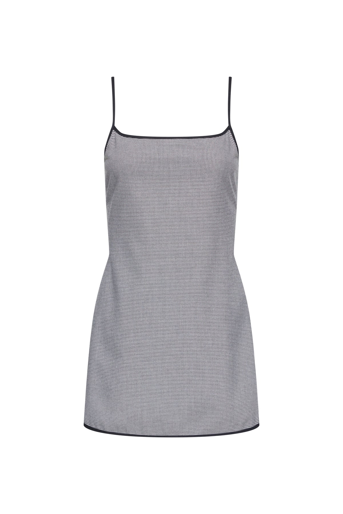 VOYAGE MINI DRESS - NOIR GINGHAM