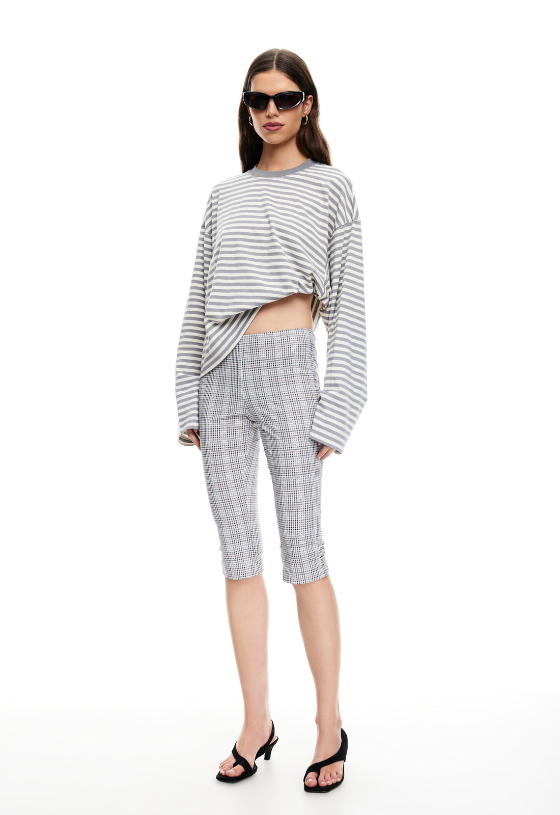 Ash striped pants