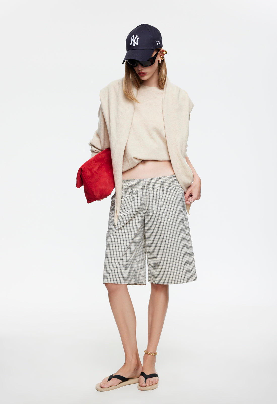 【IENA】新品YOUNG＆OLSEN YOUNG&OLSEN/ヤングアンドオルセン EMBOSSED LEATHER TOTE M（トート