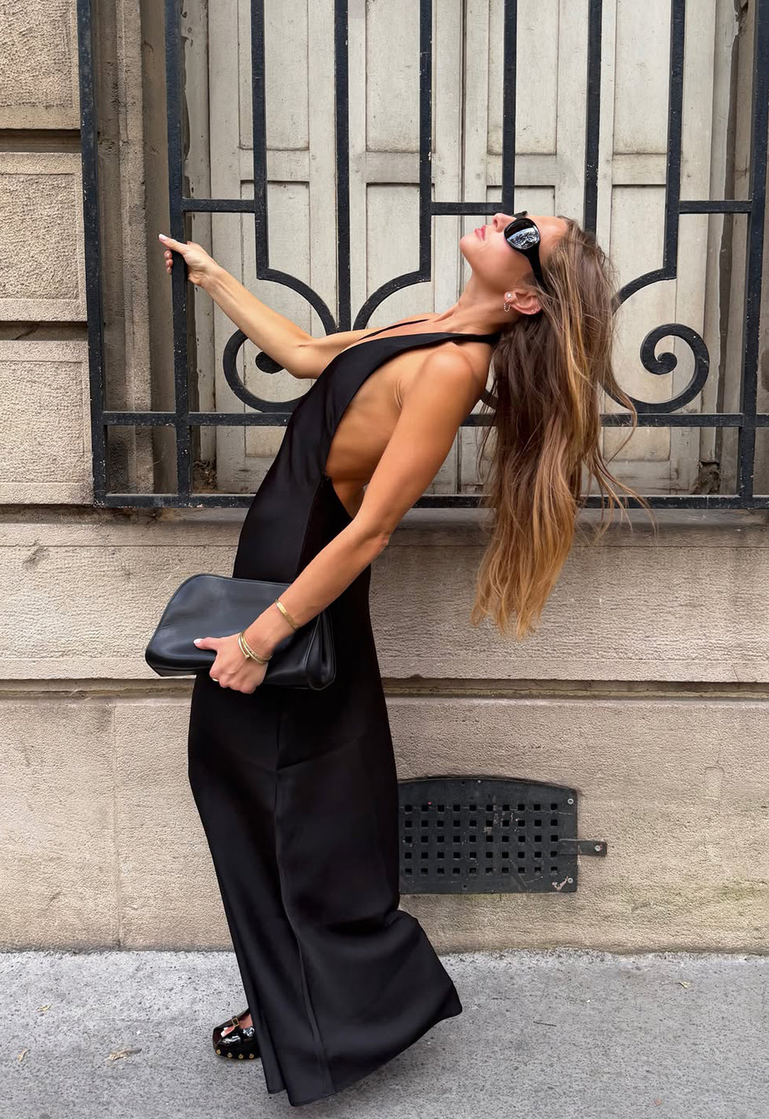 BARE MAXI DRESS - NOIR
