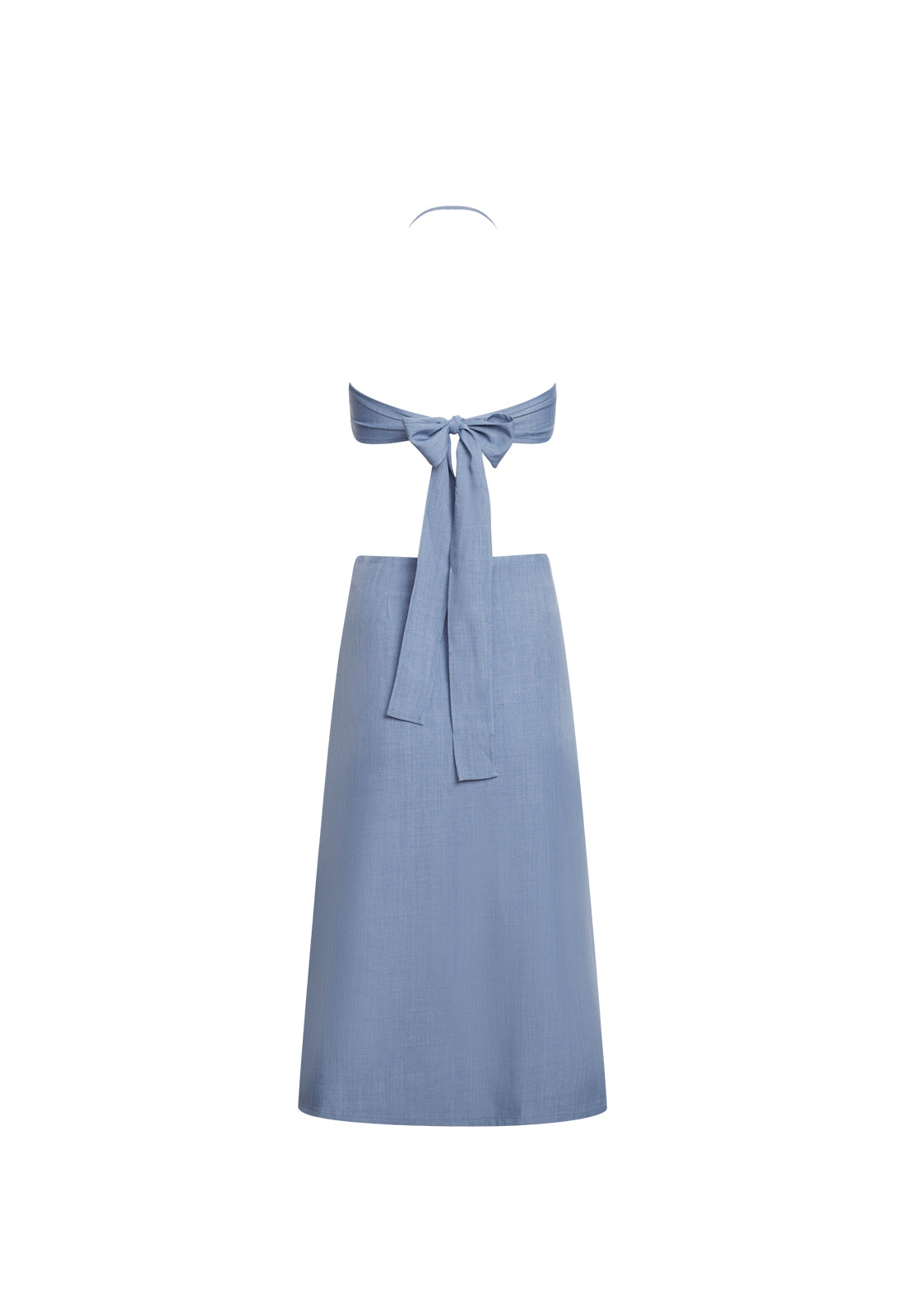 MOONLIT MIDI DRESS - SLATE BLUE