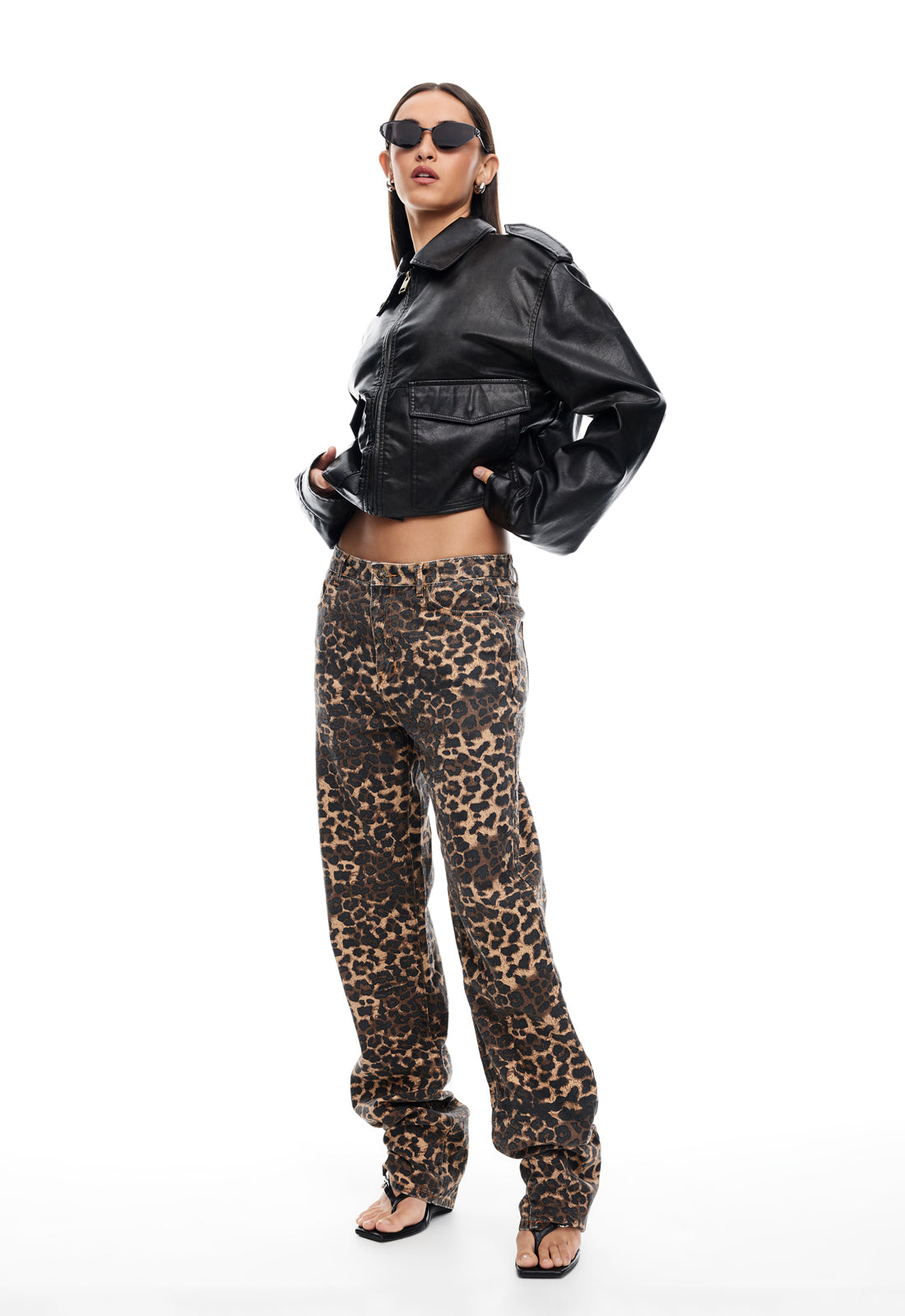 CARMELA JEANS - LEOPARD