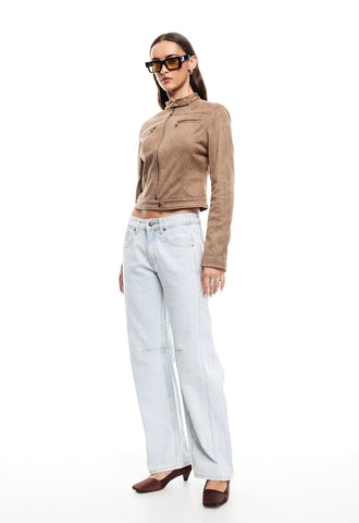 BUTTERFLY TIE TOP + RENACIDA JEAN