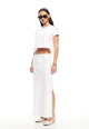 LUNE MAXI SKIRT - FOAM
