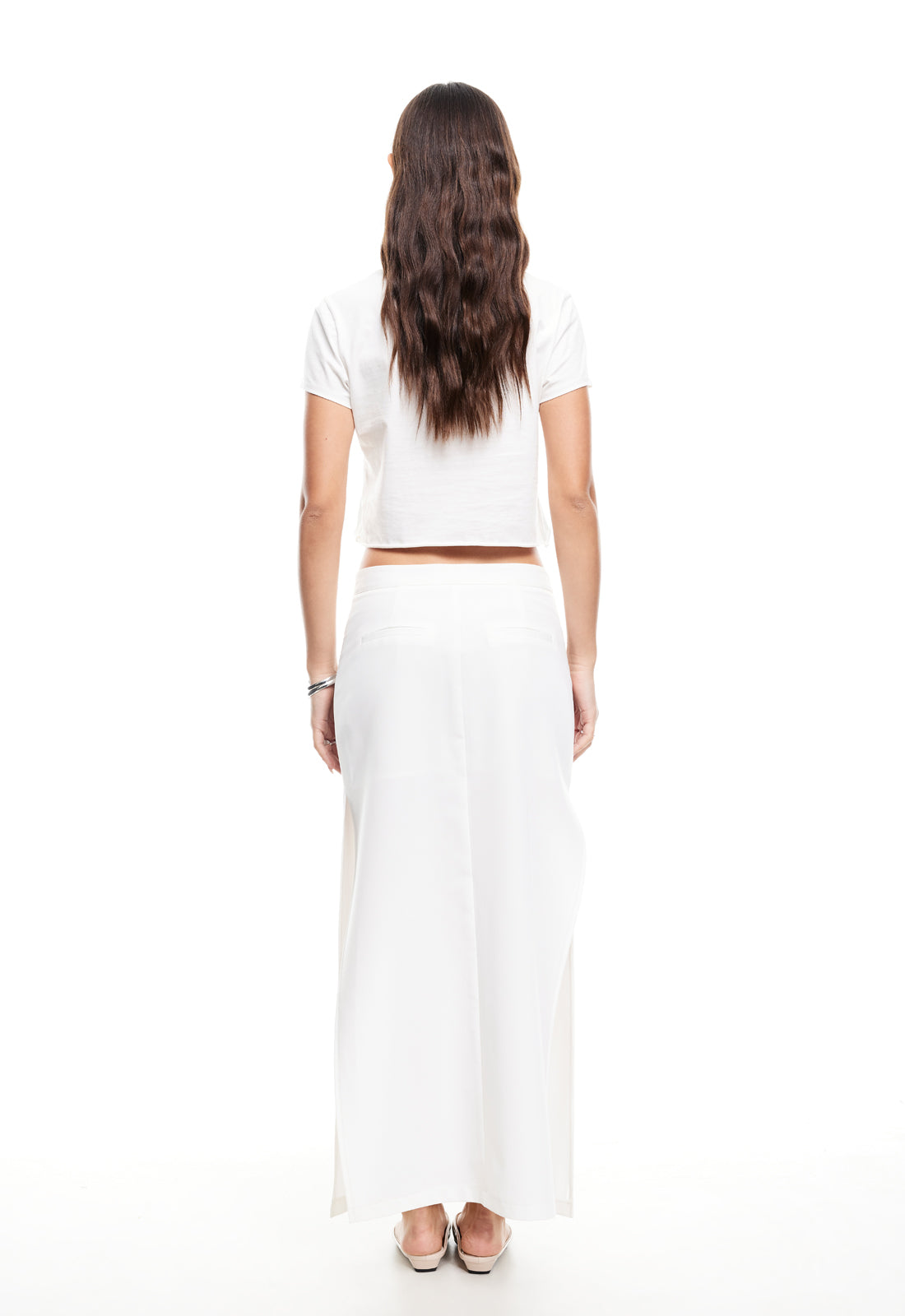 LUNE MAXI SKIRT - FOAM