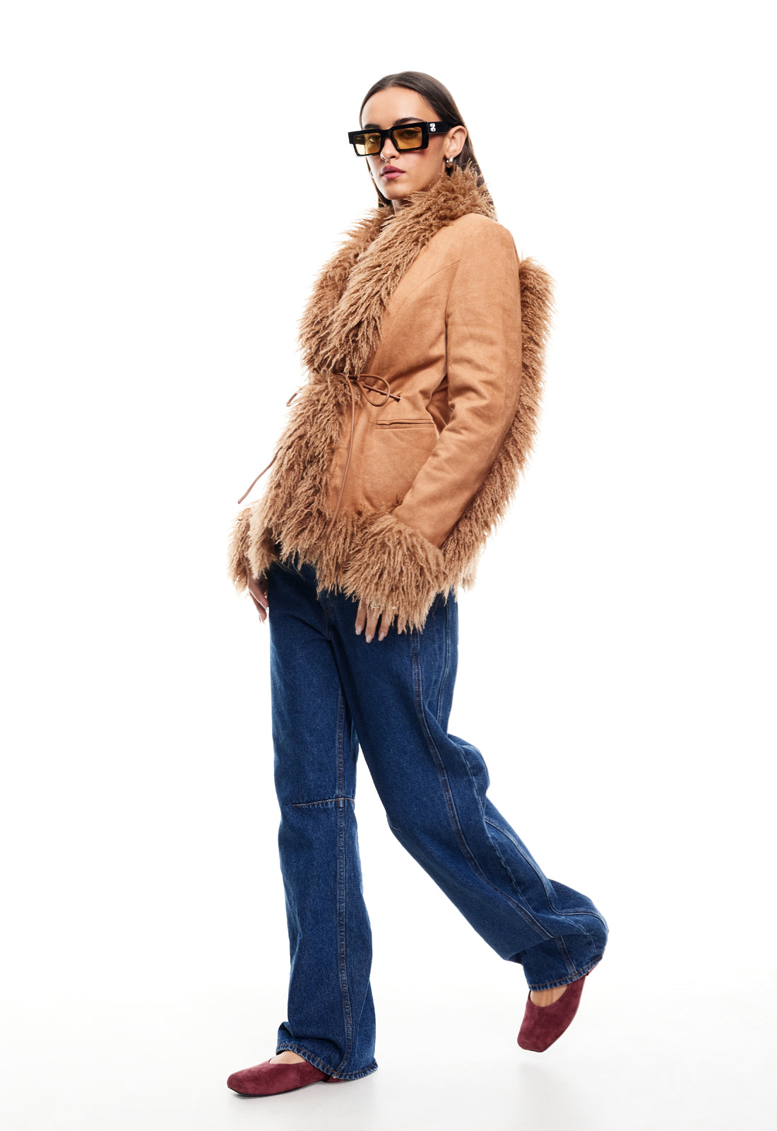OUI OUI COAT - CAMEL