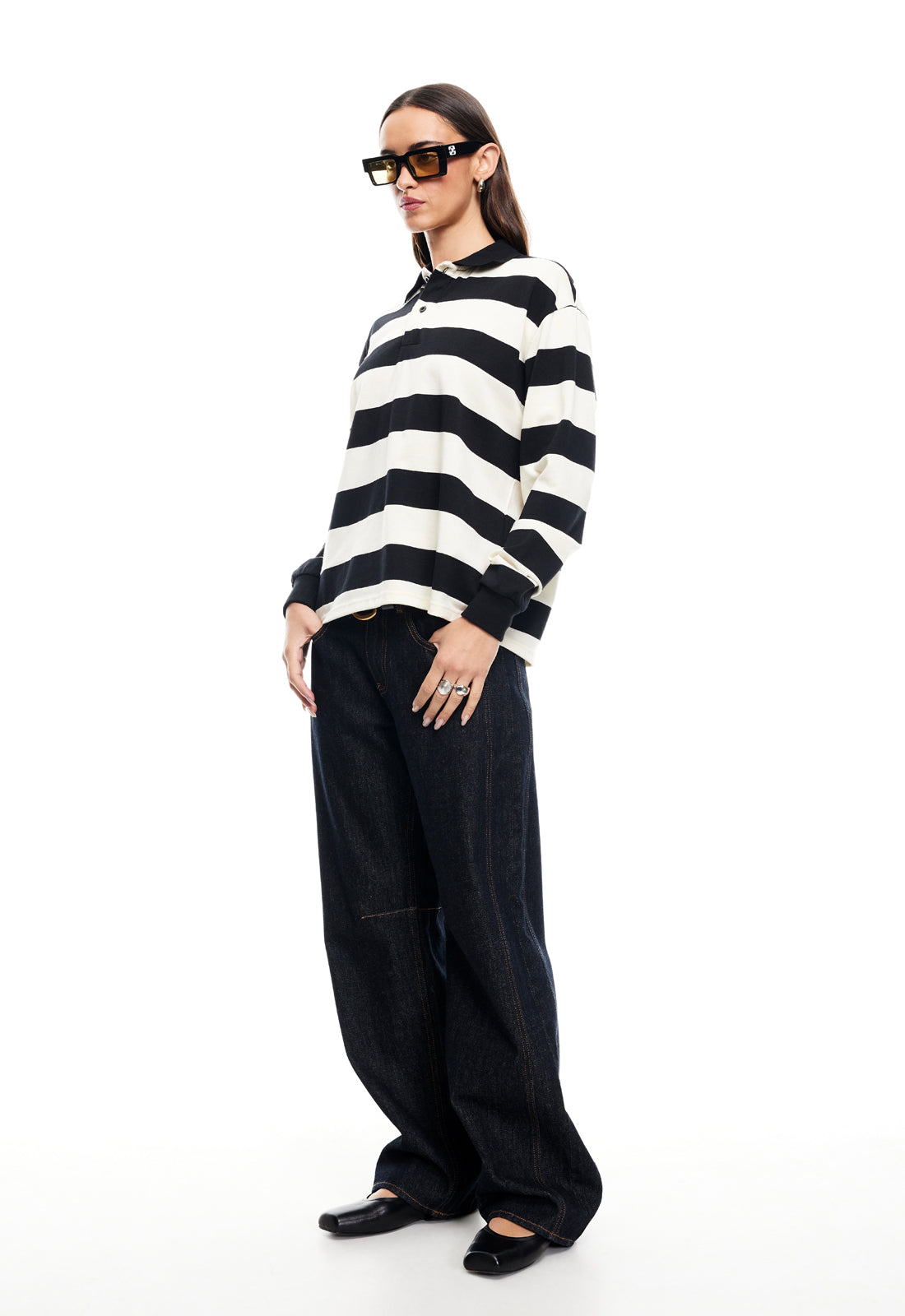 NAUTICA JERSEY - INK STRIPE