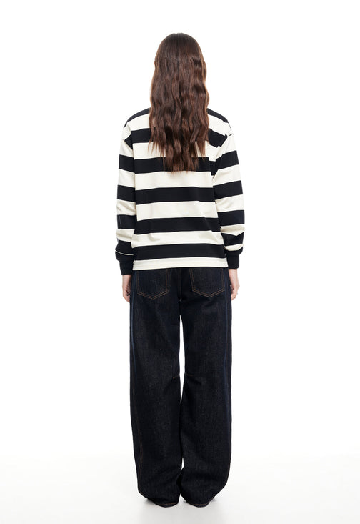 NAUTICA JERSEY - INK STRIPE