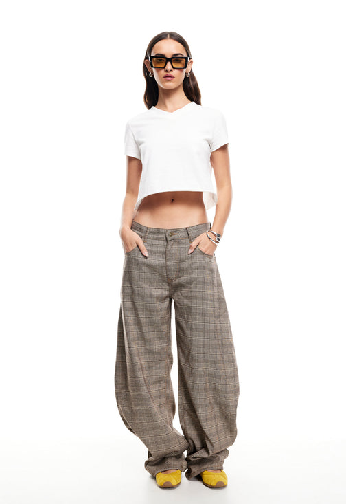 HORSESHOE PANT - CHECK