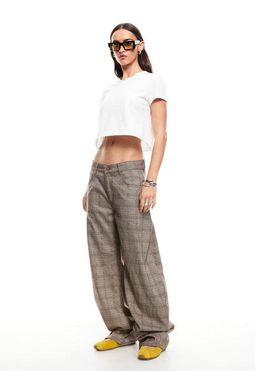 HORSESHOE PANT - CHECK