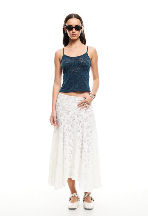 TIDAL MIDI SKIRT - FOAM