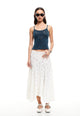 TIDAL MIDI SKIRT - FOAM