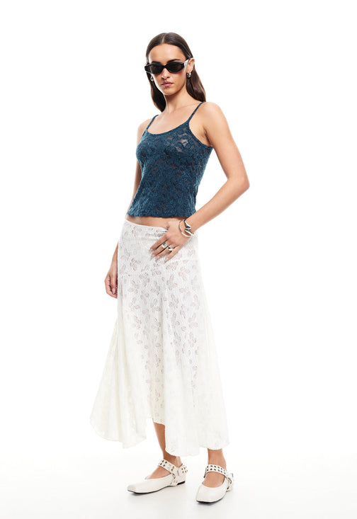 TIDAL MIDI SKIRT - FOAM