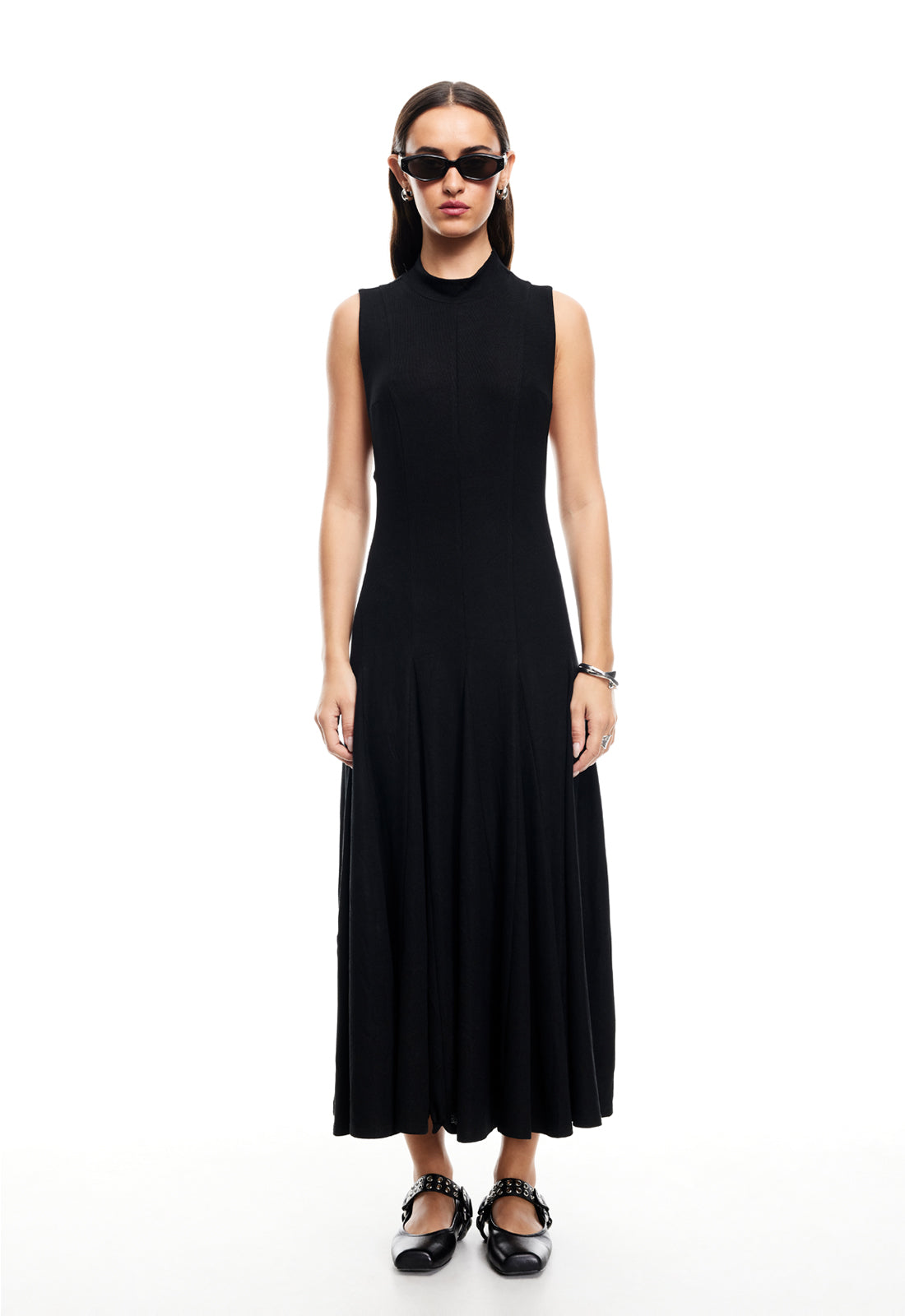 INDI MIDI DRESS  - ONYX