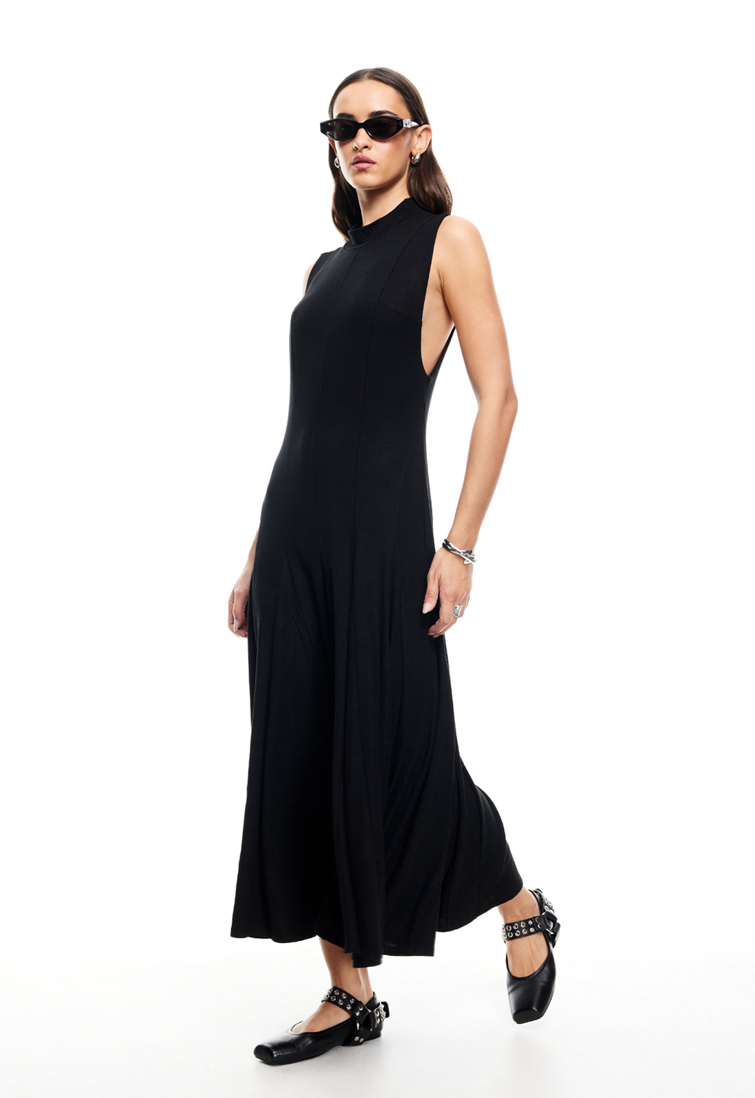 INDI MIDI DRESS  - ONYX