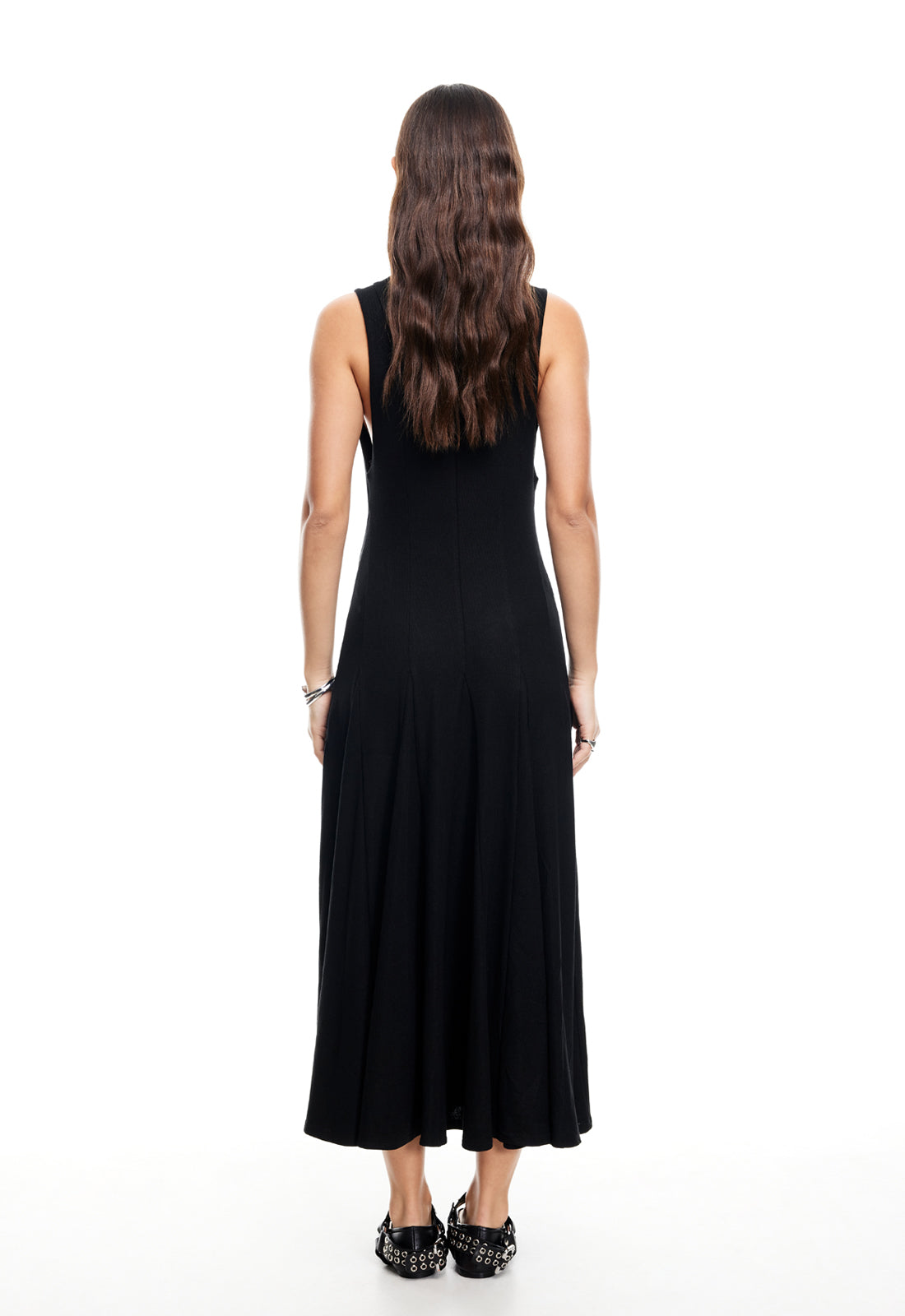 INDI MIDI DRESS  - ONYX