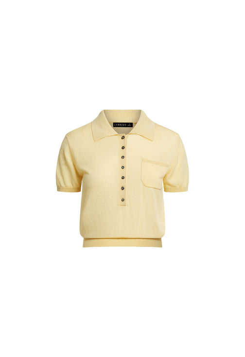 UNTAMED SHORT SLEEVE TOP - BUTTER