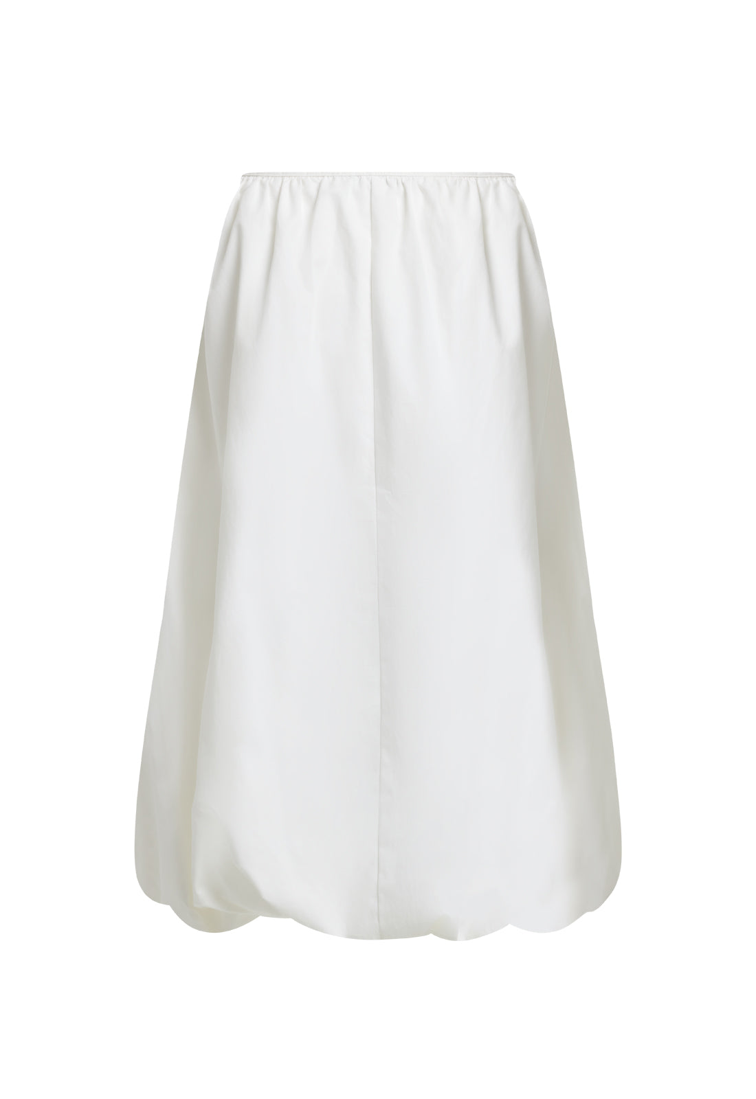 INTUITION BUBBLE MIDI SKIRT - IVORY