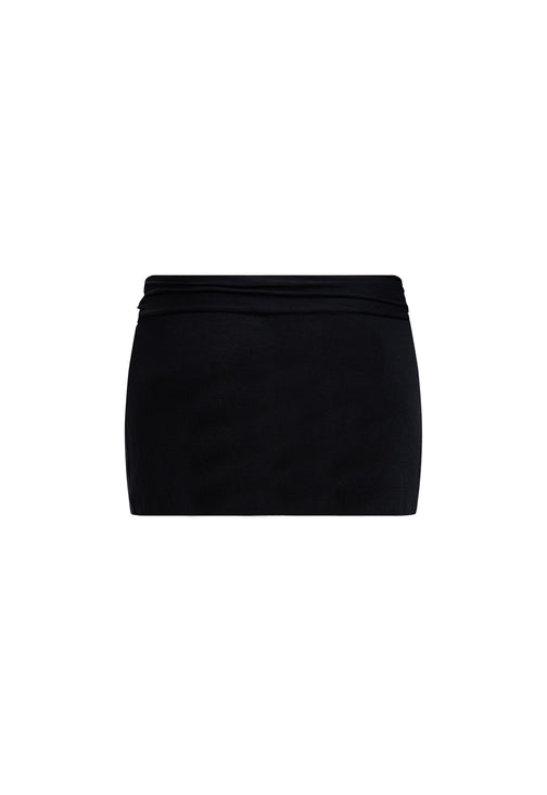 UNTAMED MINI SKIRT - ONYX