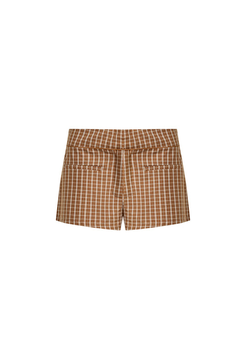 UNTAMED SHORT - CHOCOLATE CHECK