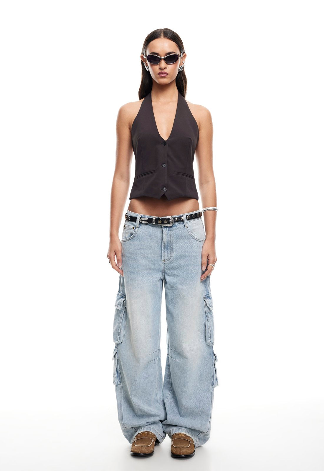 RENEWAL HALTER TOP - ONYX