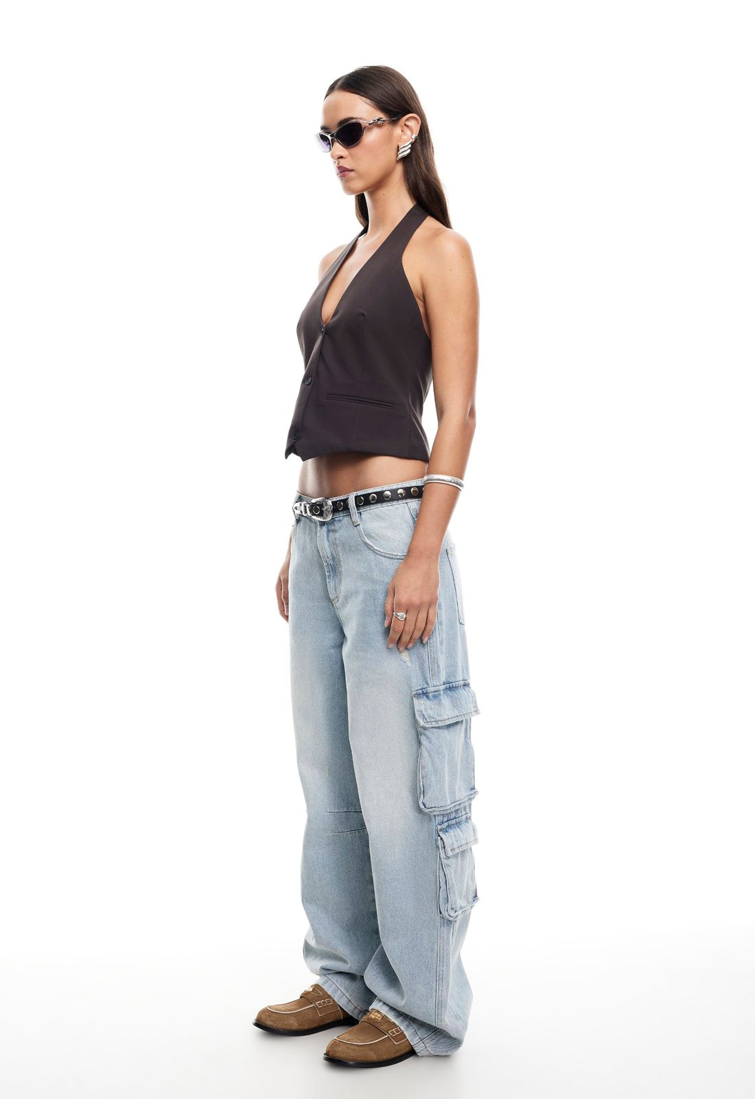 RENEWAL HALTER TOP - ONYX