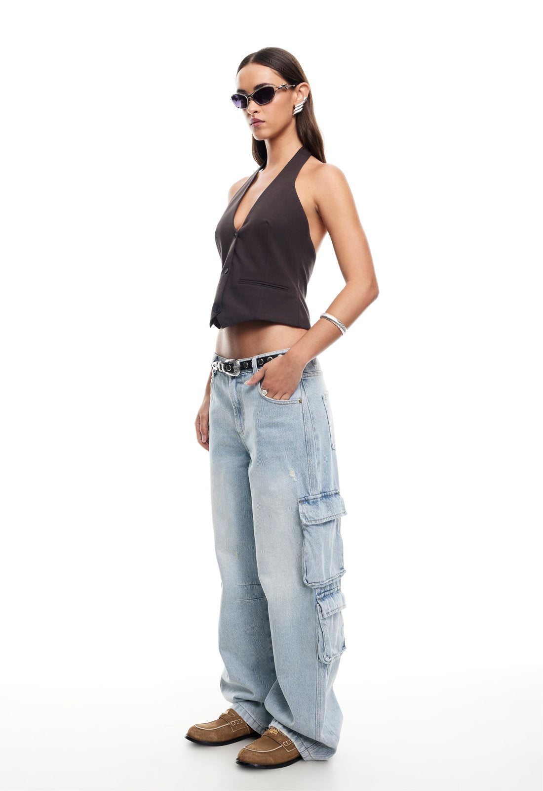RENEWAL HALTER TOP - ONYX