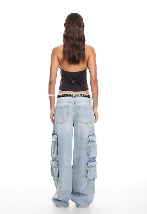 RENEWAL HALTER TOP - ONYX