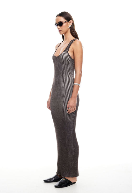 REBIRTH MAXI DRESS - CHOCOLATE