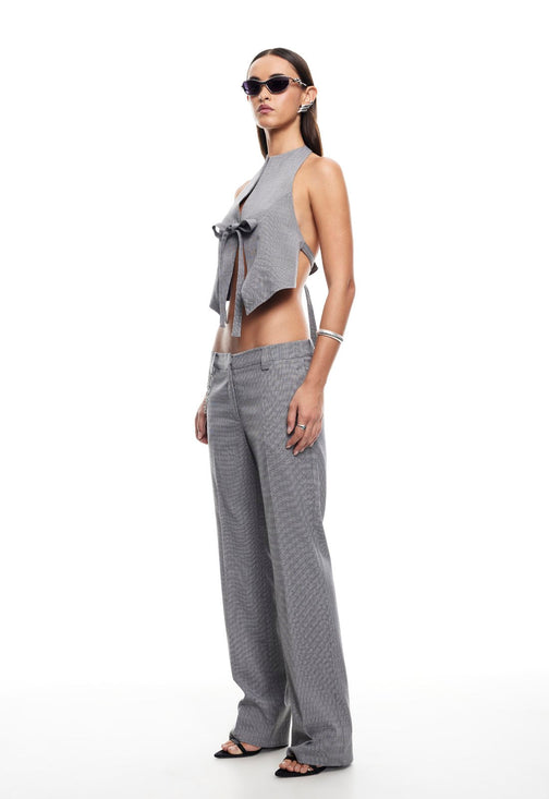 BESSETTE PANT - ONYX GINGHAM