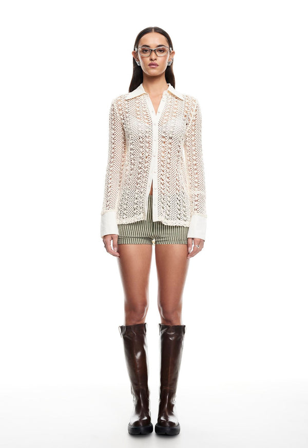 UNVEILING SHIRT - CREAM