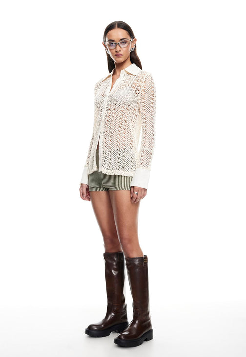 UNVEILING SHIRT - CREAM