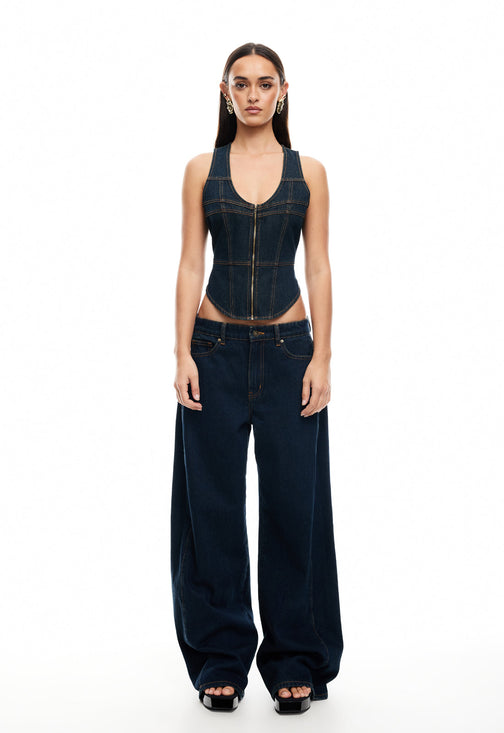 Lioness denim jumpsuit shop