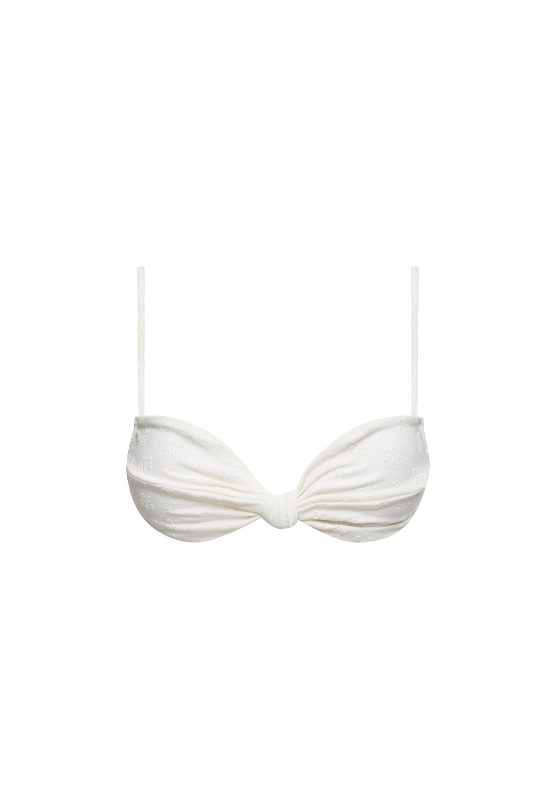 NAOMI KNOT TOP - PORCELAIN