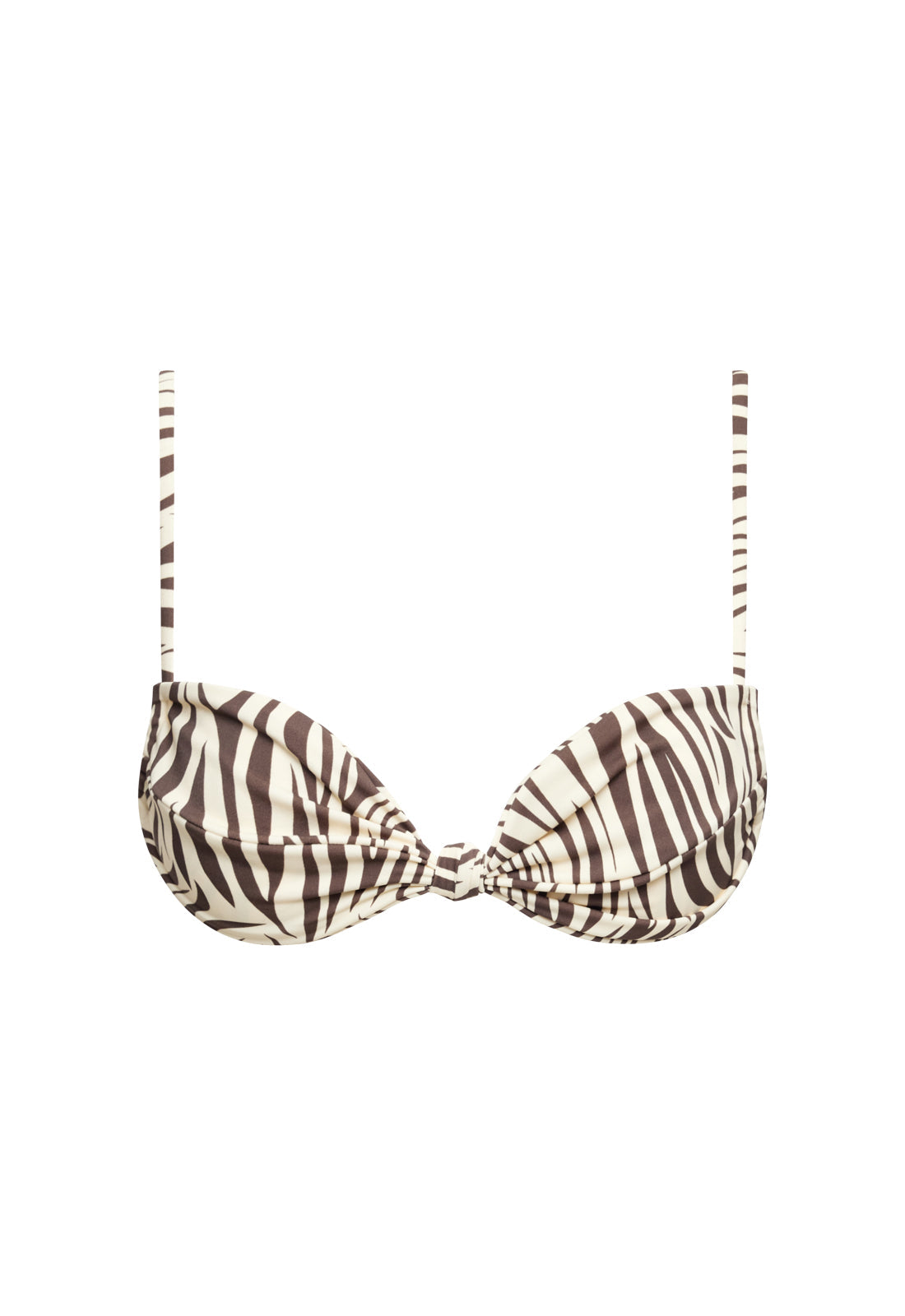 NAOMI KNOT TOP - ZEBRA