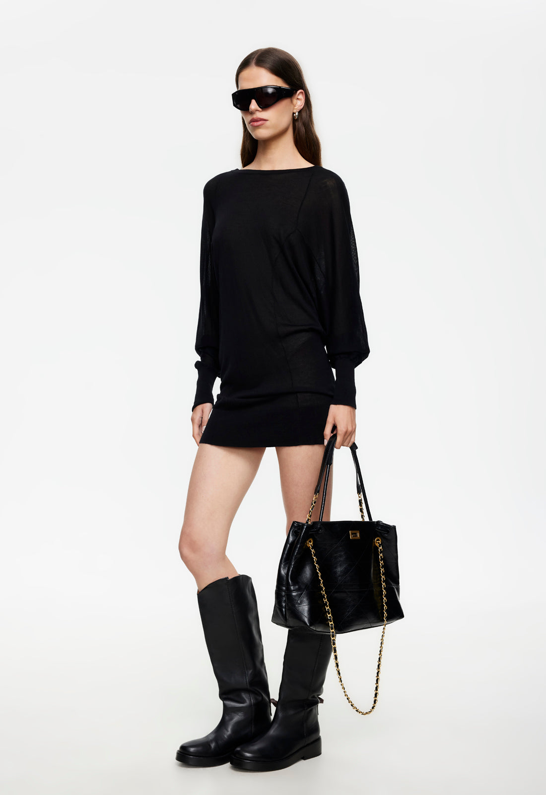 BELLISSIMO MINI DRESS - NOIR