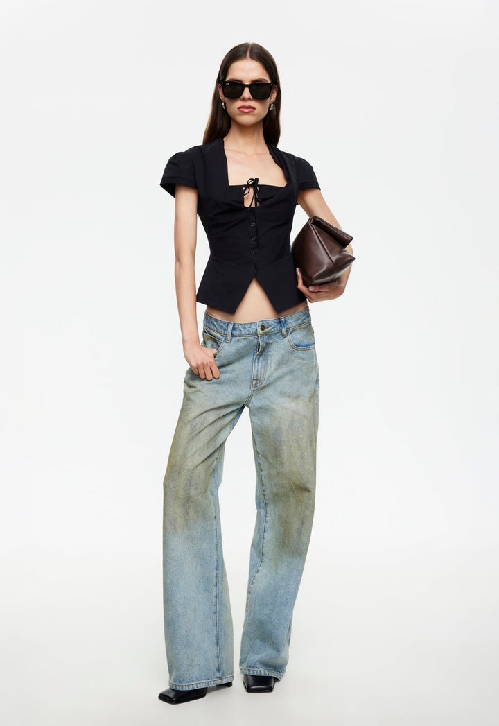 KENDALL TOP - NOIR
