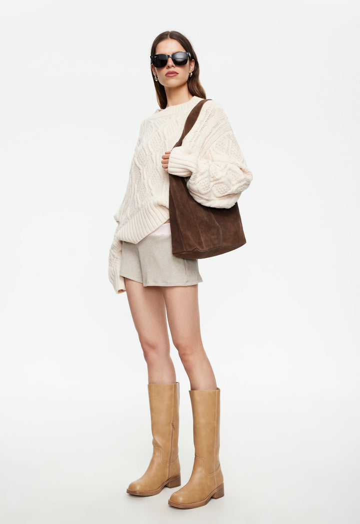 VITA KNIT SHORT - STONE