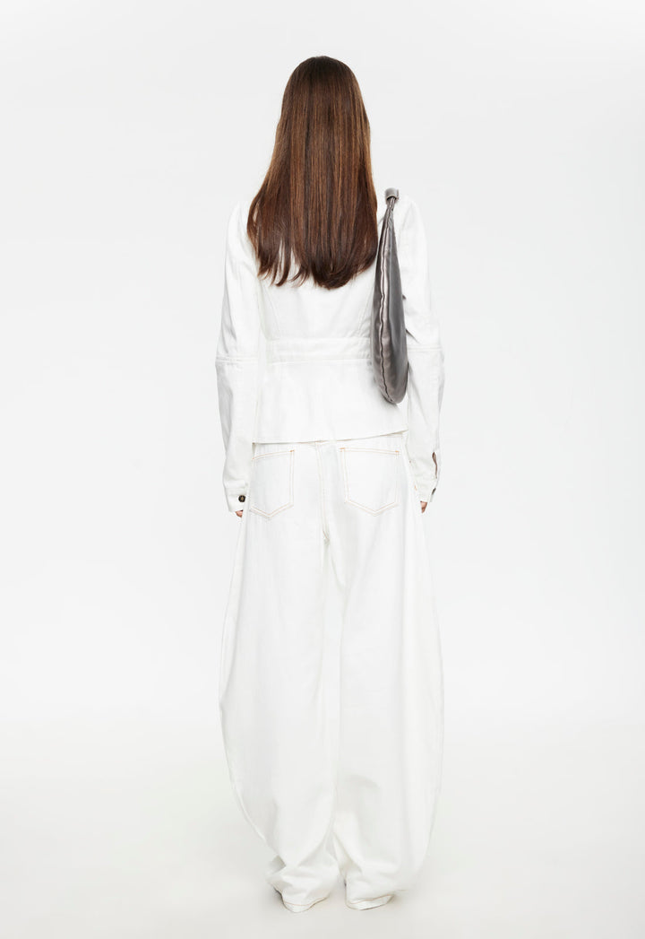BROOKLYN DENIM JACKET - PORCELAIN