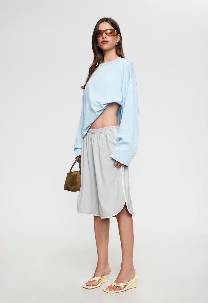 BLOOM LONG SLEEVE - BABY BLUE
