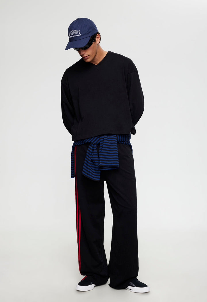 BLOOM V LONG SLEEVE - ONYX