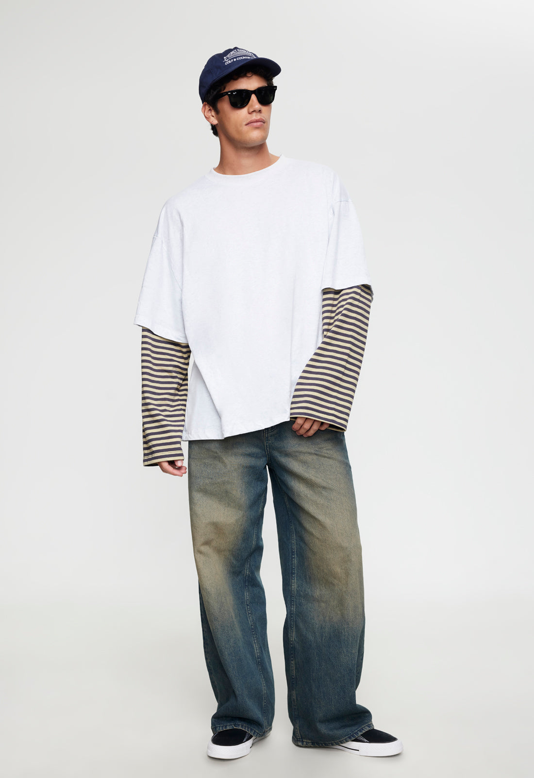 BOTTEGA SHIRT - BEIGE STRIPE
